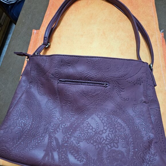 Multisac Dark Burgandy Cross Body - Picture 2 of 6